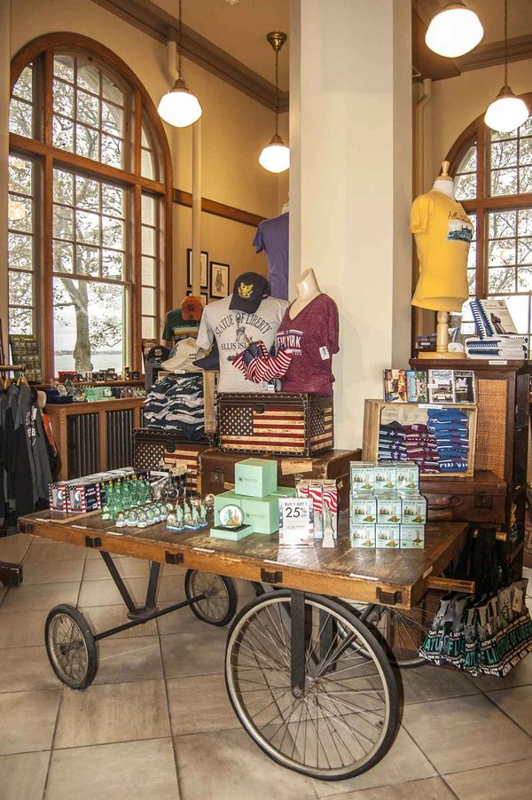 The main Gift Shop on Ellis Island.