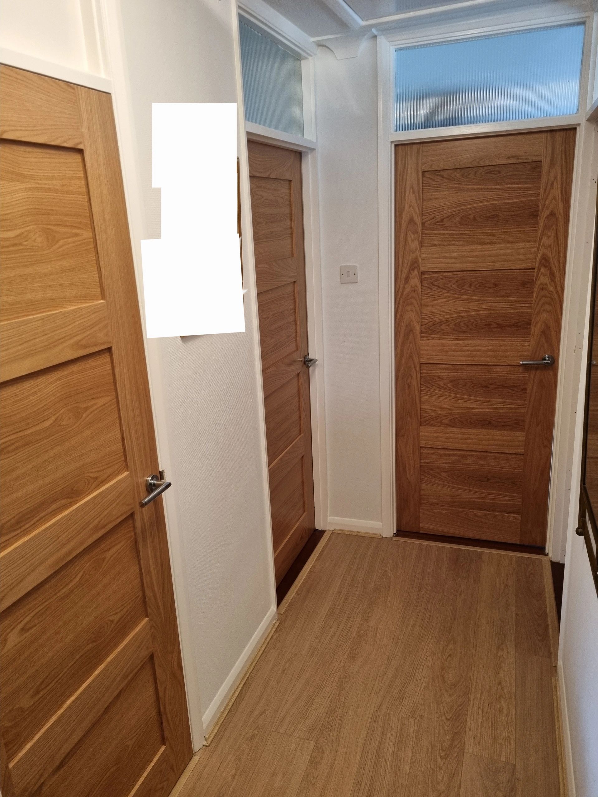 Some new 35mm Oak Shaker internal doors.