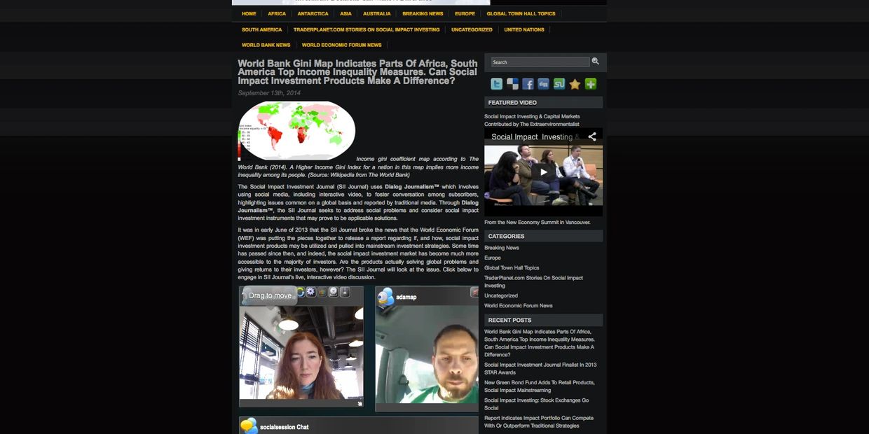 Geodialog Media created the first dialog journalism platform.