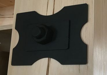 Plaque support Fer Forge
