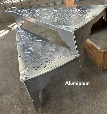 Marche tournante en aluminium 