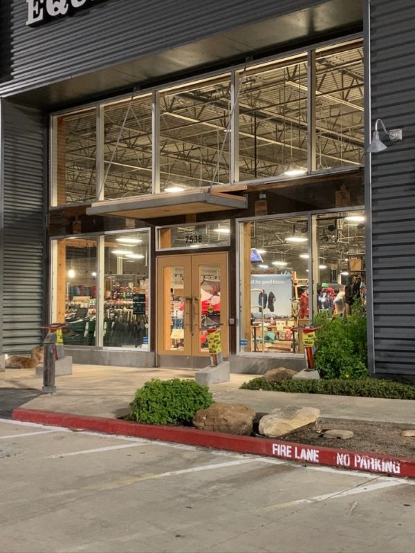 Completed project at REI store