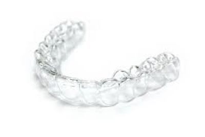 Invisalign clear aligner made with SmartTrack Material