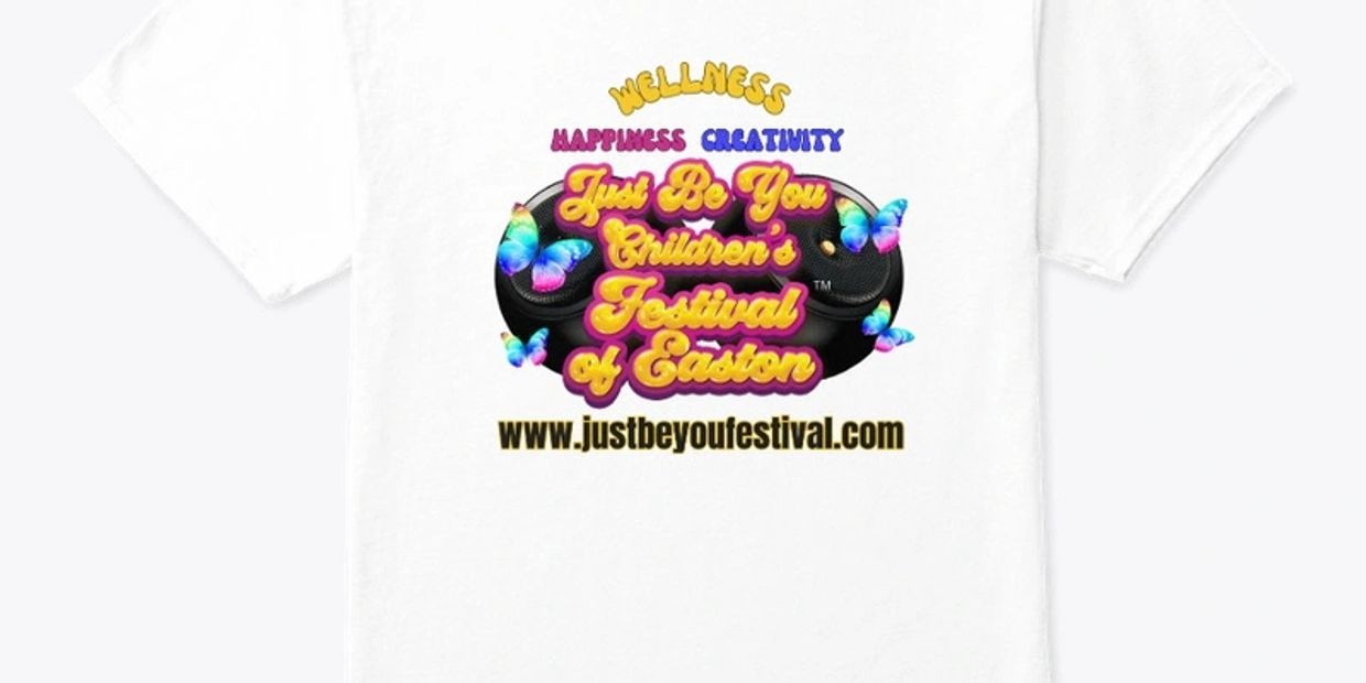 just be you children's festival merch logo copyright 2023 all rights reserved