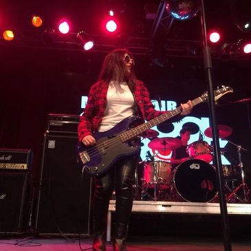 Nathalia Caro performing live at the Highline Ballroom.