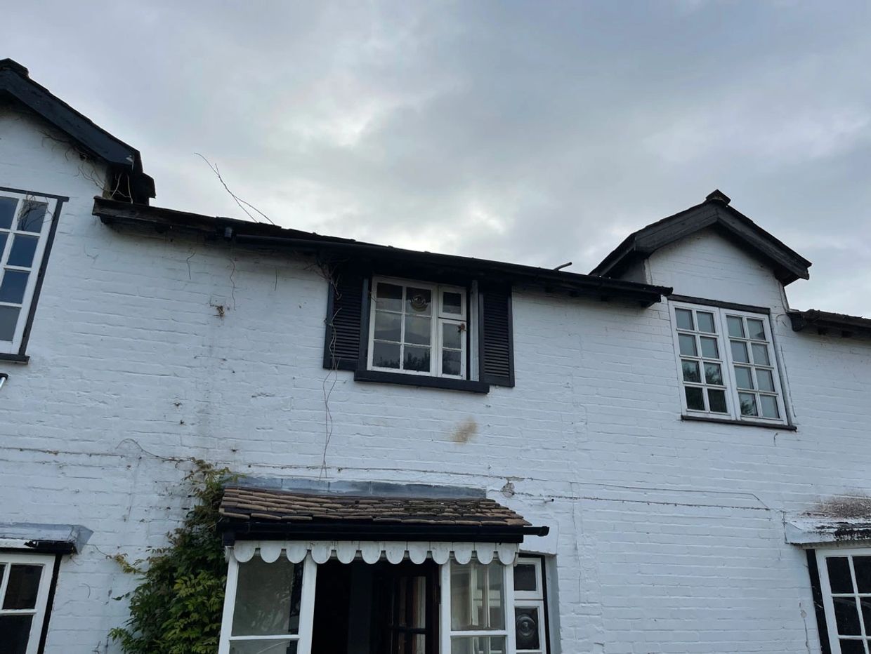 Professional internal strip-out completed in a historic cottage in Walton-on-Thames.