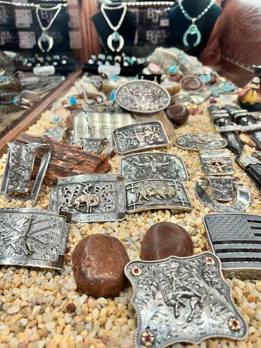 Clint Orms Silversmith Belt Buckles