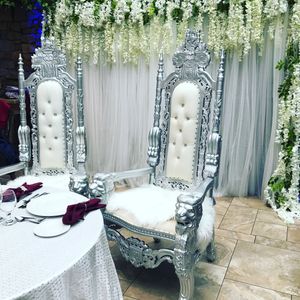 Throne chair luxury thrones rental A&V Chair and Table rental LLC