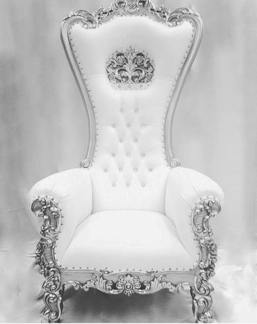 Tiffany crown throne chair