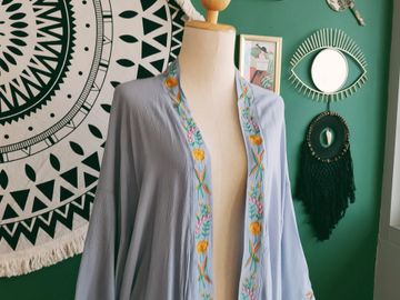 PEGGY
Color: White, Blue
Thigh length with colorful embroidery
Price: PHP 1495