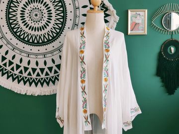 PEGGY
Color: White, Blue
Thigh length with colorful embroidery
Price: PHP 1495