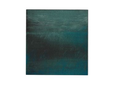 Night code V, Green dye and white conté on paper, 8 1/4 x 11 3/4 in, 2025