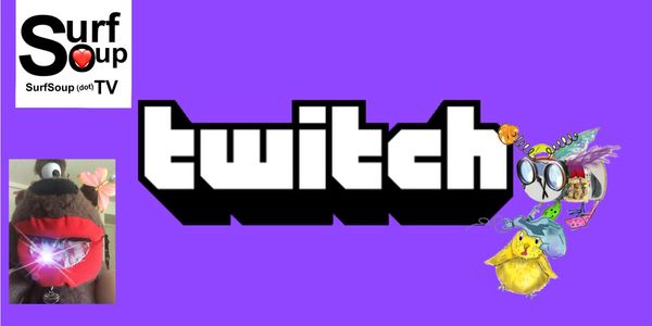 Surf soup tv, animation, drawing, live, creativity, play time, fans, interactive, studio, artist