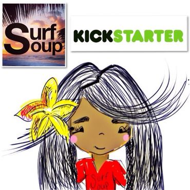 Illustration from Surf Soup children’s book series by Donna Kay Lau