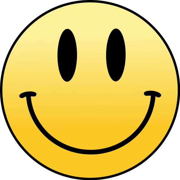 A yellow happy face