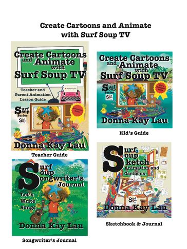 Surf Soup, Surfing for Kids, Surf Cartoon, Animated TV Series, Surf Soup Book Series, Kids' Surf Books.