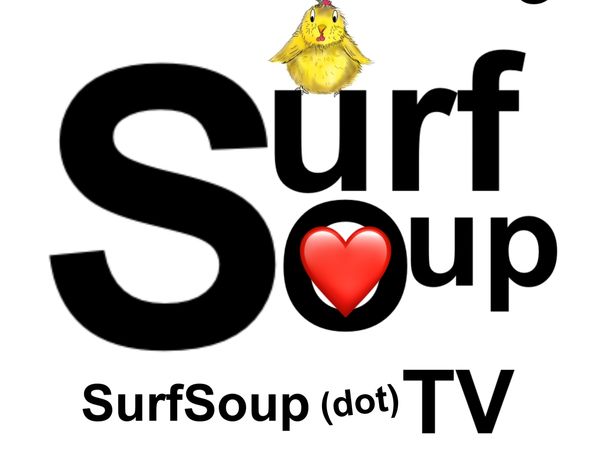 Surf Soup TV Show, Animated Enjoyment, Children's Illustrations, Kids' Fiction Books, Surfing Adventures.