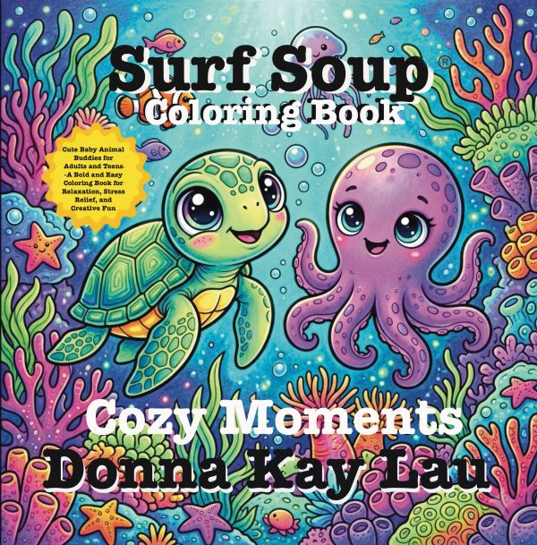 Surf soup coloring book cozy moments