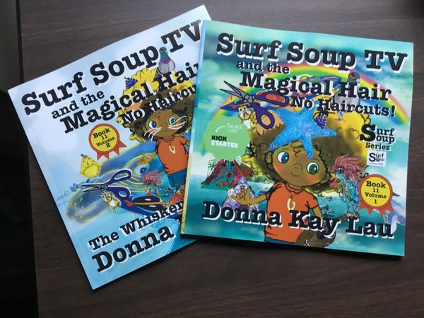 Surf Soup book series colorful group of Surf Soup children’s book covers.