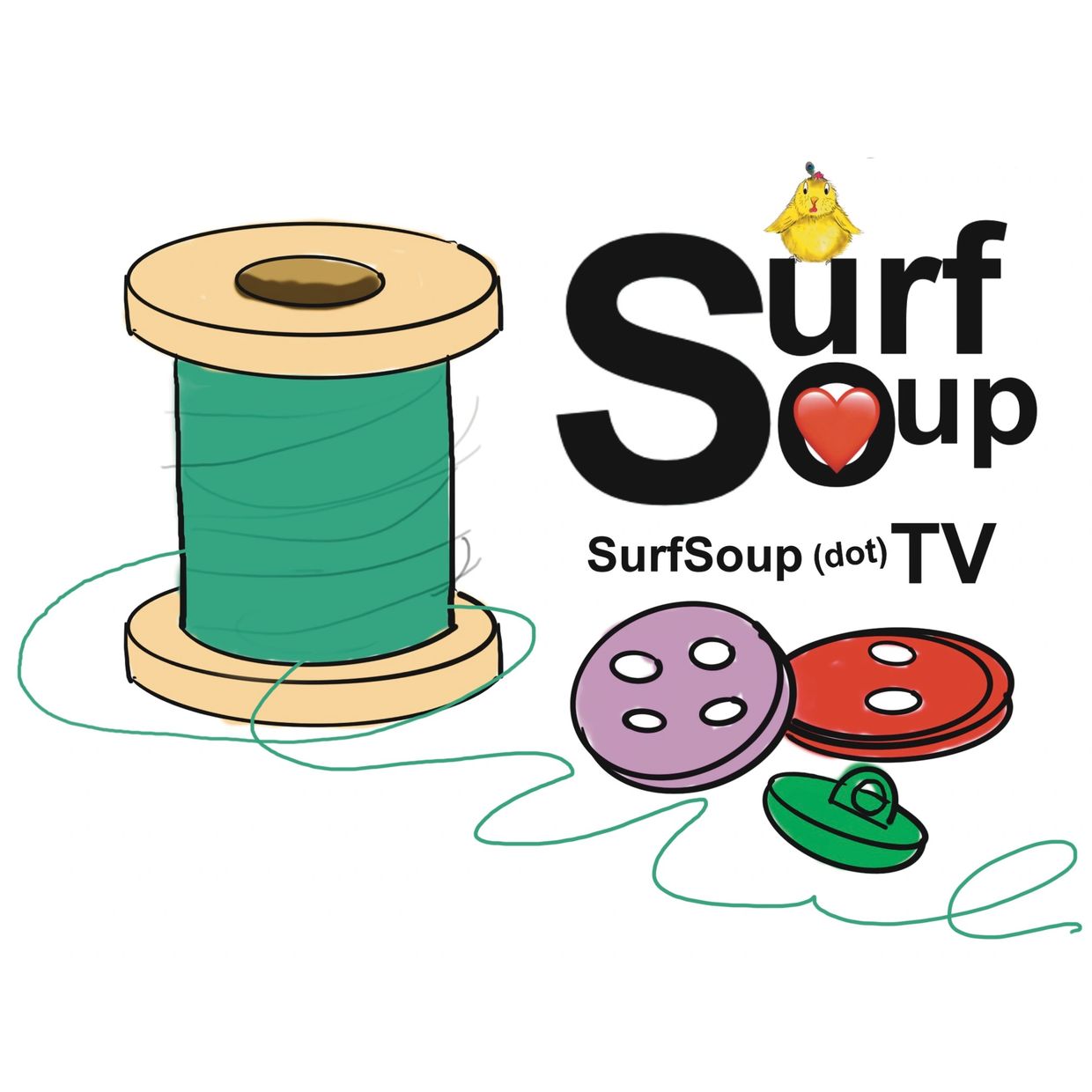Buttons animated short Surf Soup TV Show, Animated Enjoyment, Children's Illustrations, Kids' Fiction Books, Surfing Adventures.