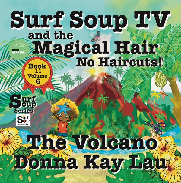 Surf Soup magical hair no to haircuts Donna Kay Lau Tv animator author book 11 volume ^