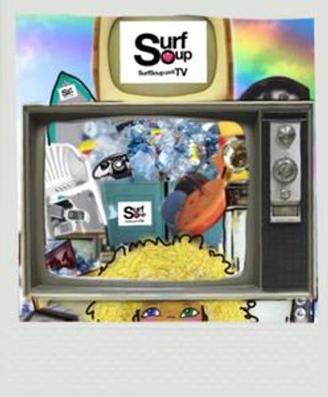 Illustration from Surf Soup children’s book series by Donna Kay Lau by Donna Kay Lau