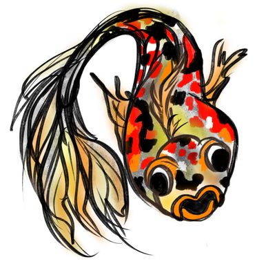 Illustration from Surf Soup children’s book series by Donna Kay Lau Carp and diem