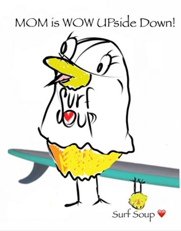 Illustration from Surf Soup children’s book series book cover
