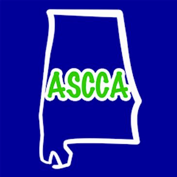 Logo of ASCCA with state outline.