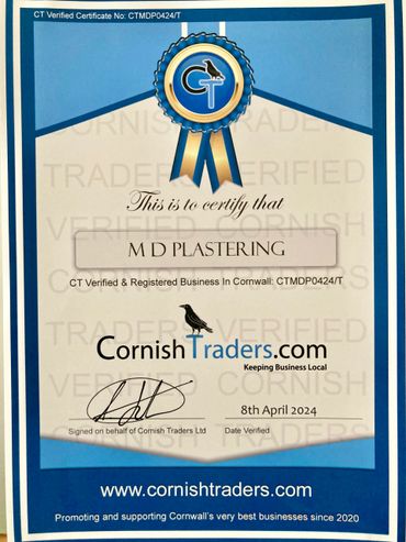 Certified by Cornish Traders