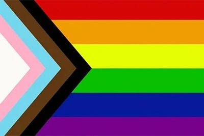 LGBTQIA2S+ Flag representing being an ally, safe transgender space, HAES Yonge Eglinton RMT