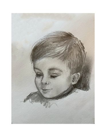 "Leo"
8.5 x 11 Paper
Pencil