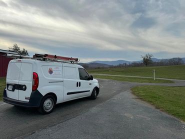 Enjoying the view at Marriott Ranch after a repair.