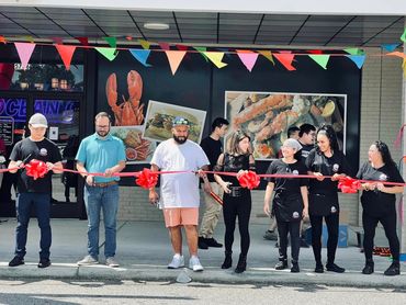Ribbon cutting at Ocean Crab House