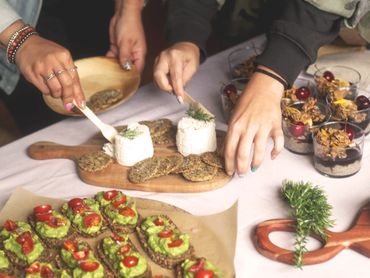 healthy nutritious brunch teambuilding