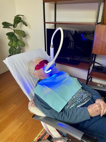 Sound asleep whilst the magic works.