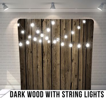 Wood with lights backdrop
