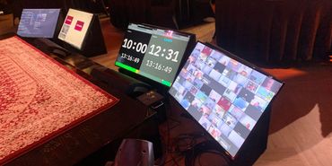 Multi fold back monitors and speaker options