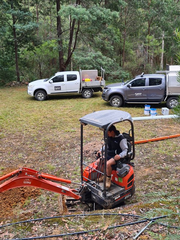 Healesville underground wiring and trenching - DCP Electrical