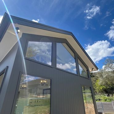 Exterior dusk-to-dawn lighting programmed to track sunrise and sunset in Healesville