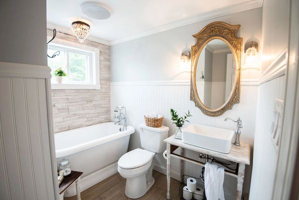 Bathroom organization and styling by Arranged by Ashley, professional home organizer Jersey Shore NJ