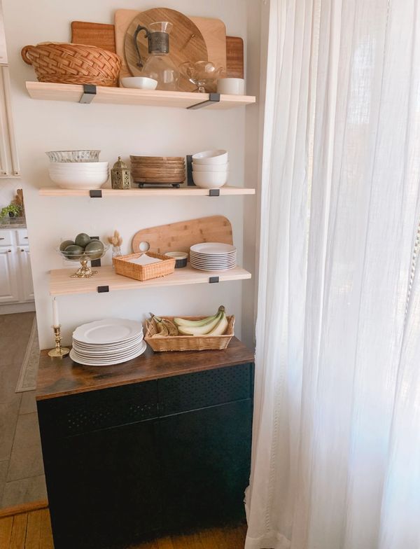 Kitchen Shelf Display by Arranged by Ashley, Home Organization and Styling. Stafford Township NJ
