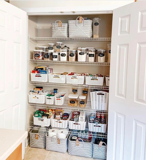 Pantry Organization using Target bins by Arranged by Ashley, Manahawkin NJ