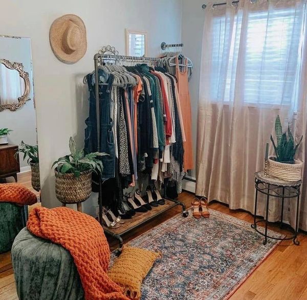 Organized clothes in bedroom by Arranged by Ashley Professional Organizer in New Jersey