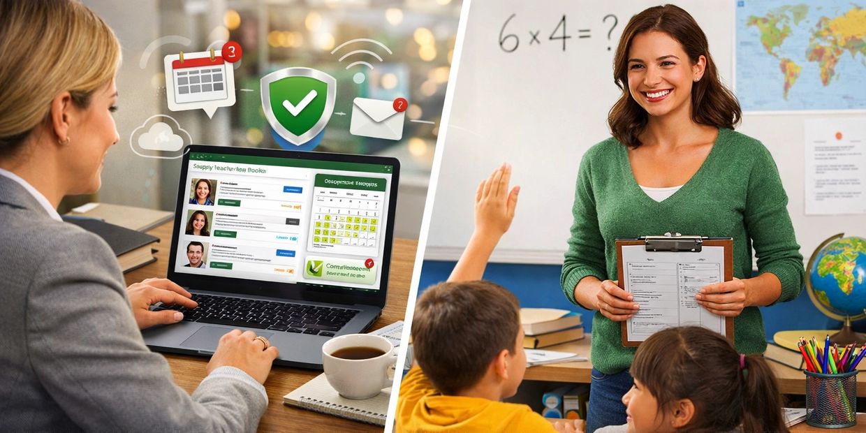 Schools using technology to find supply teachers