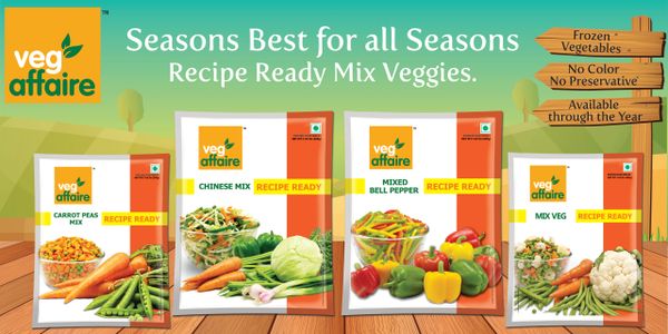 Veg Affaire offers frozen, preservative-free recipe-ready mixed veggies for all seasons.