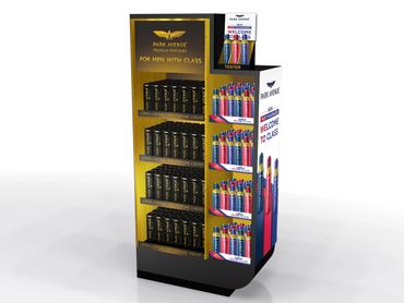 Floor Standing Customized Display Unit - Design and Fabrication