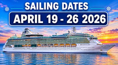 Cruise sailing dates from April 19 to 26, 2026.