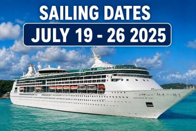 Cruise ship sailing from July 19 to 26, 2025.