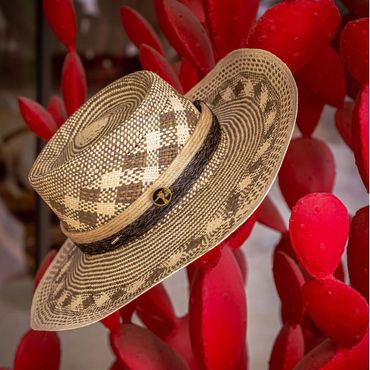 Sombrero artesanal mexicano de mujer